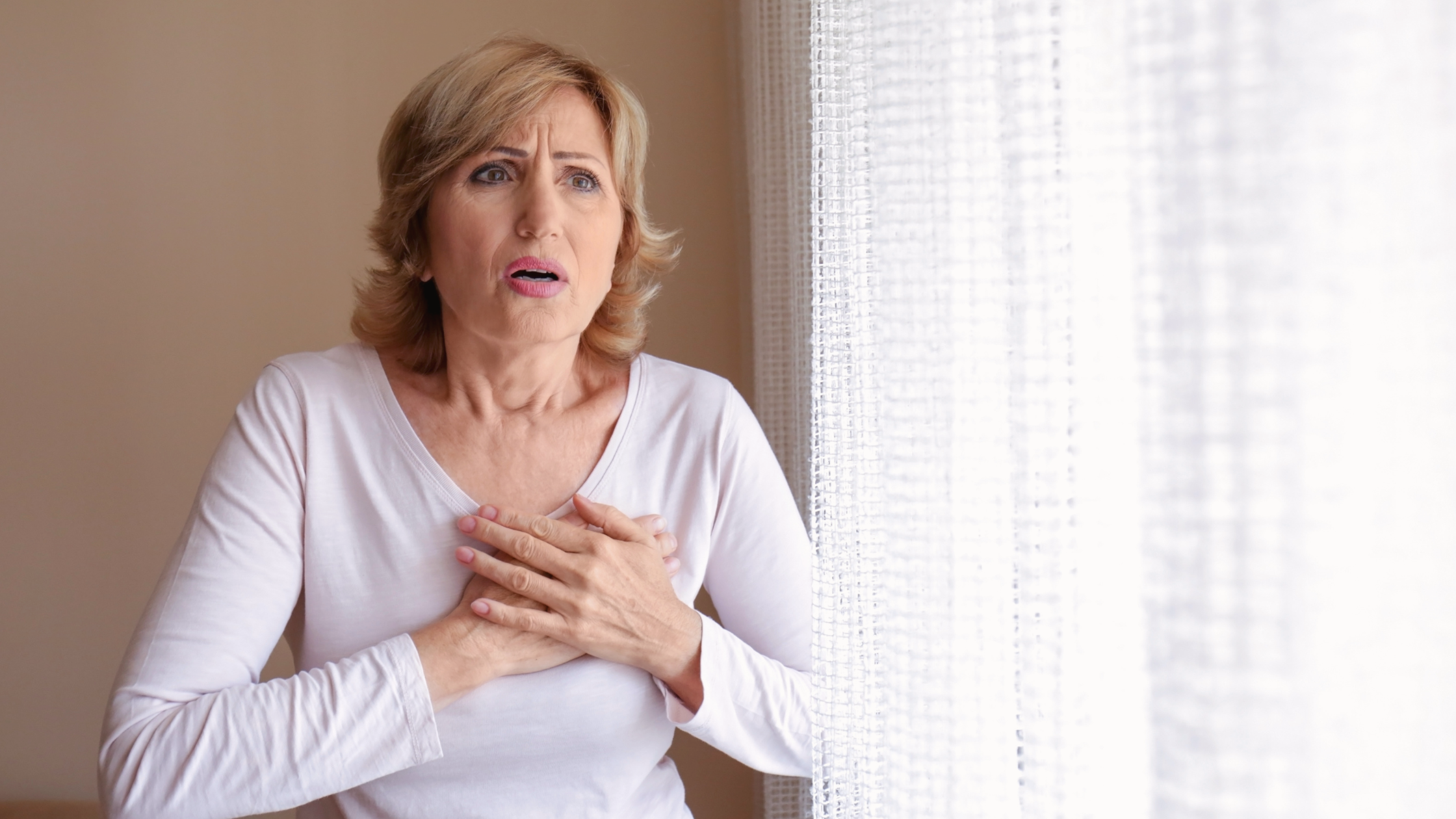 Una mujer sufre el síndrome del corazón roto